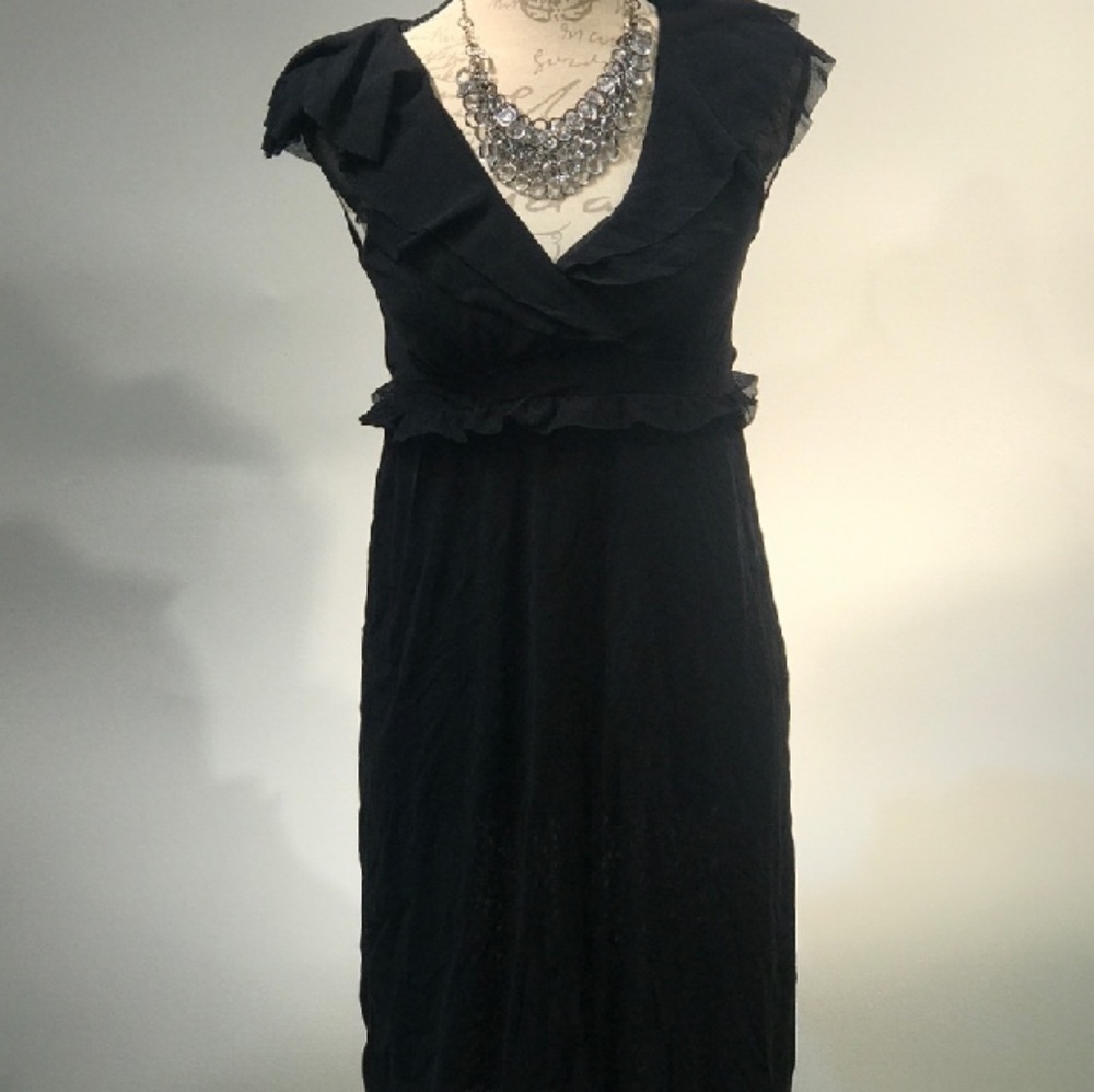 White House black-market black dress